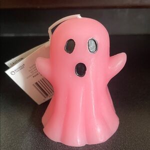 Pink Ghost Candle